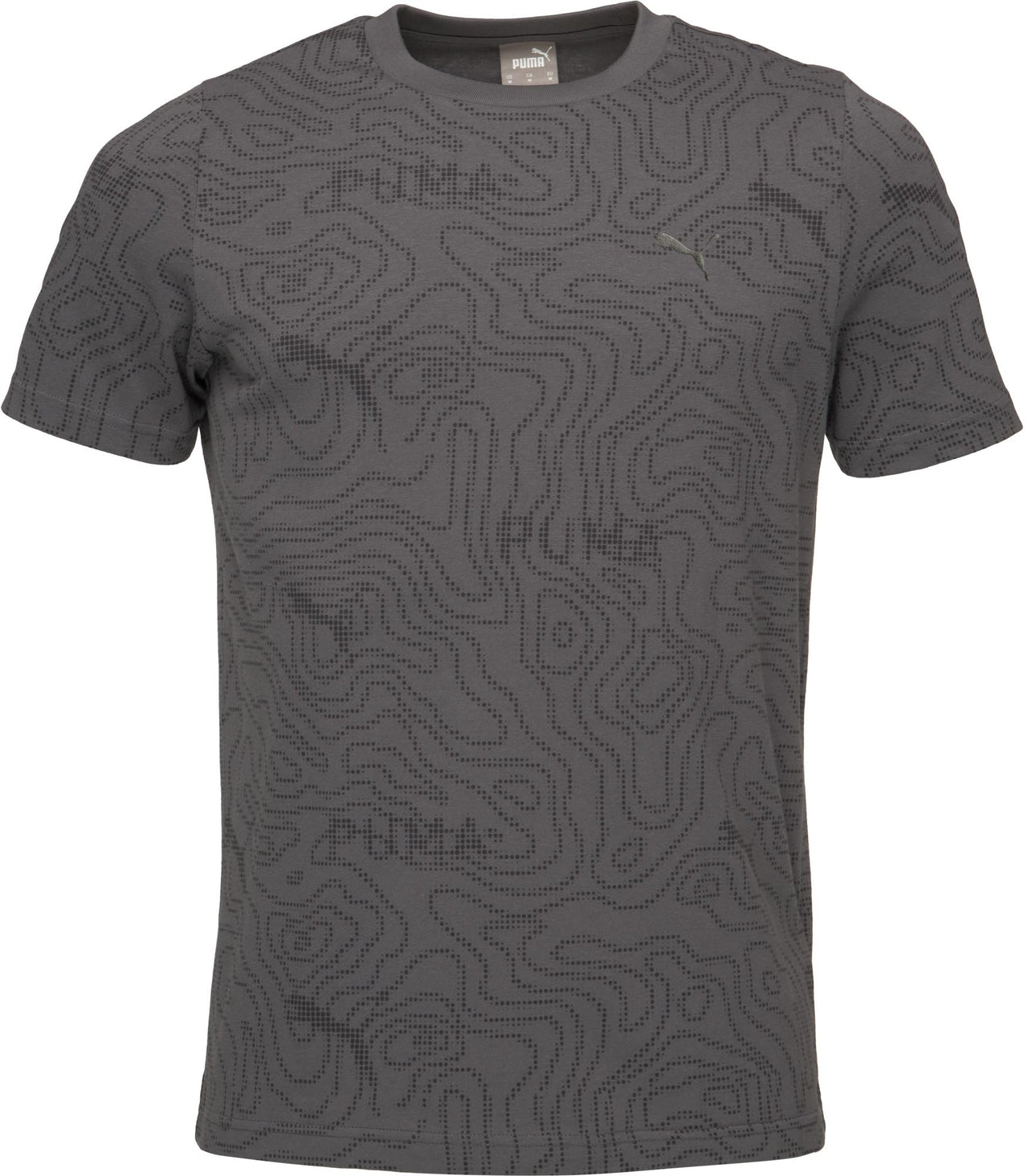 Puma OPEN ROAD AOP Tee Black Men's T-Shirt Black 68165669