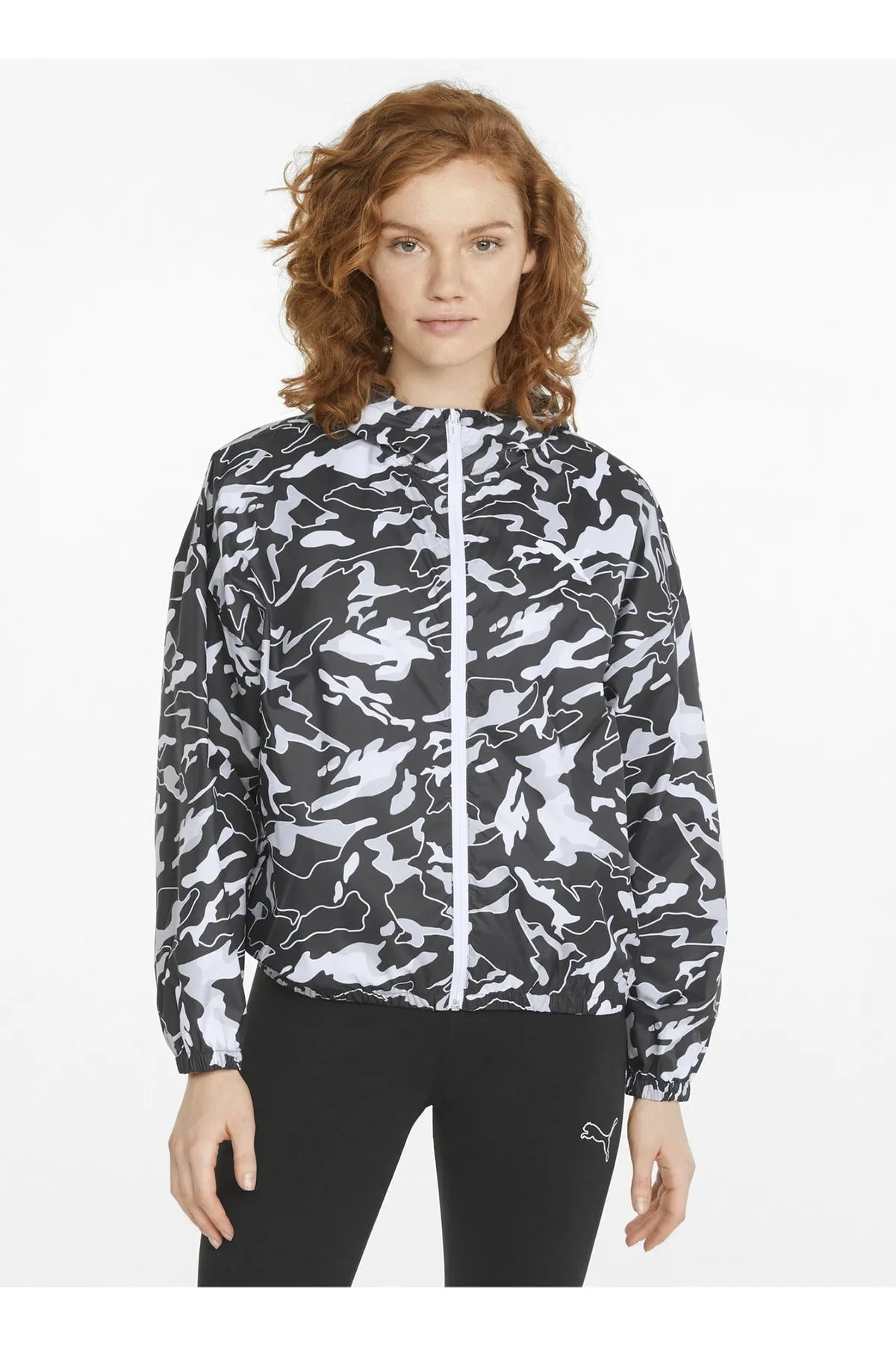 Puma Loose-fit Windbreaker Black Women's Windbreaker 84749101