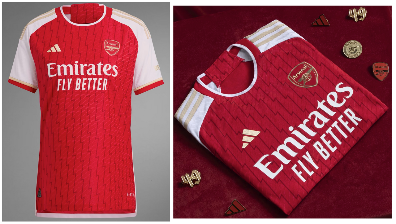 Arsenal 23/24 Home Authentic Player Version Jersey HR6931