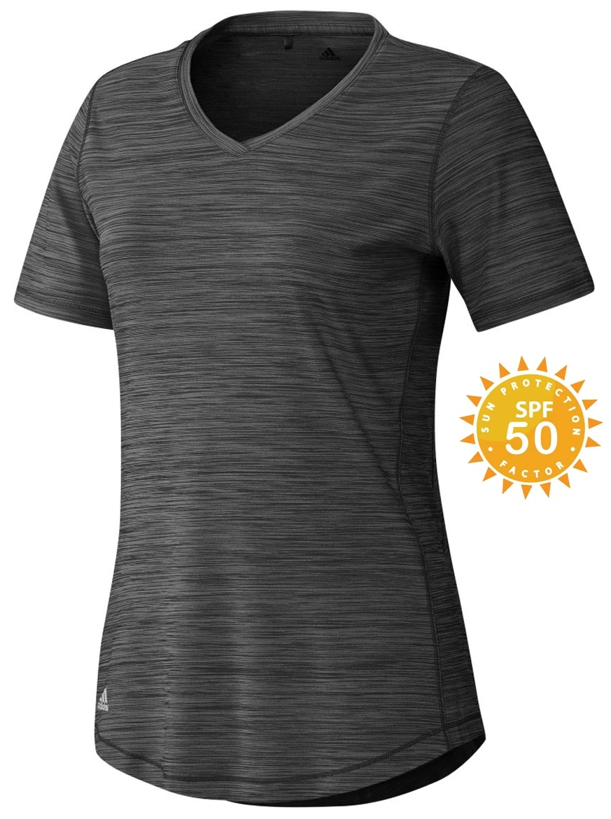 Adidas Women's Golf Lightweight Lifestyle 50+ UV factor T-shirt DW4875