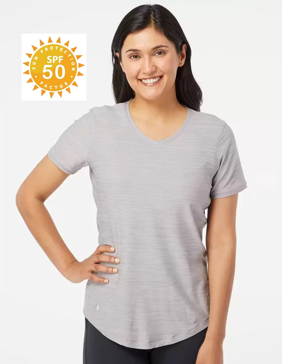 Adidas Women's Golf Lightweight Lifestyle 50+ UV factor T-shirt ED1266