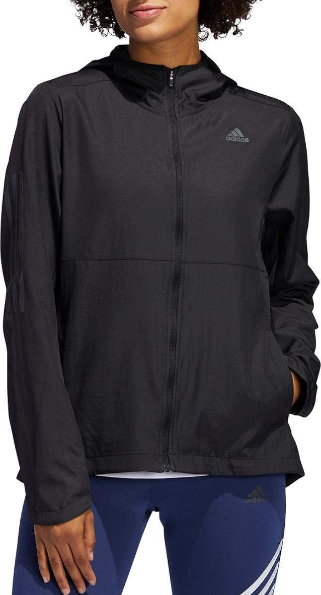 Adidas Women's Run Hooded Windbreaker Black FM6928