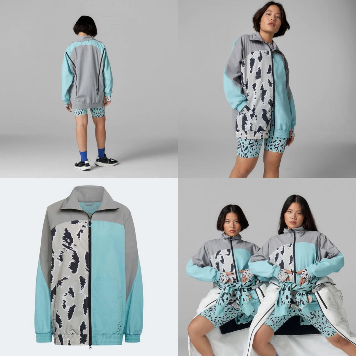 Adidas by Stella McCartney Animal Print Loose Fit Track Top HA8968