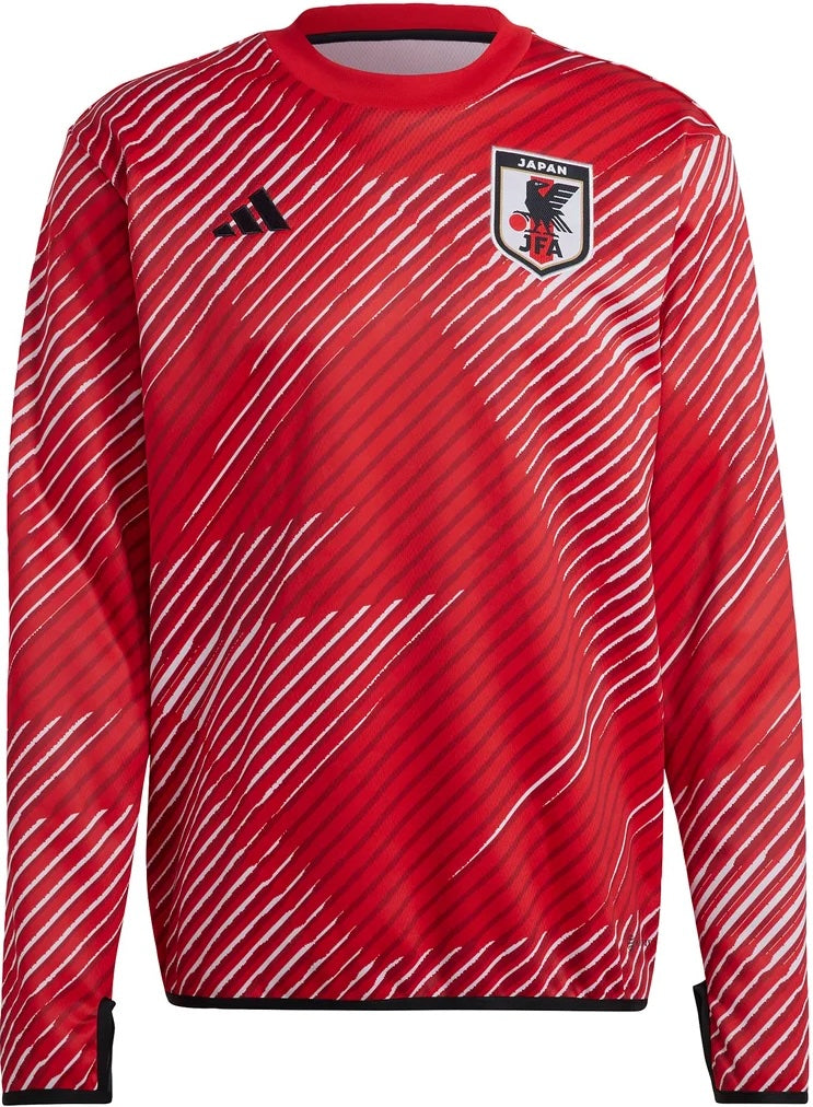 Men's Soccer Sweatshirt, 2022 Prematch Warm Top HD8930