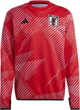 Men's Soccer Sweatshirt, 2022 Prematch Warm Top HD8930