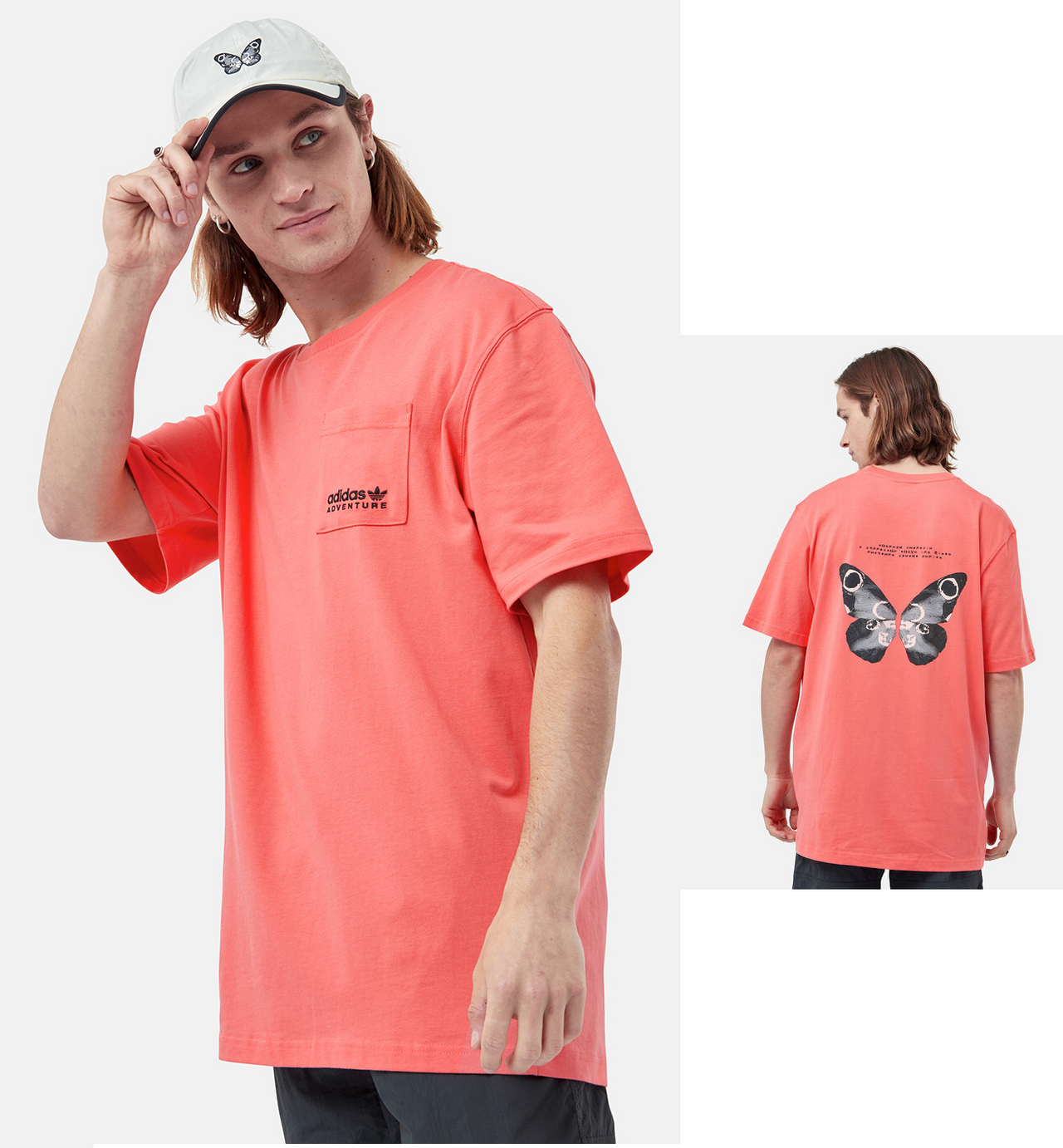 Men's Adidas Originals Adventure C-Butterfly Pocket Tee HF4796