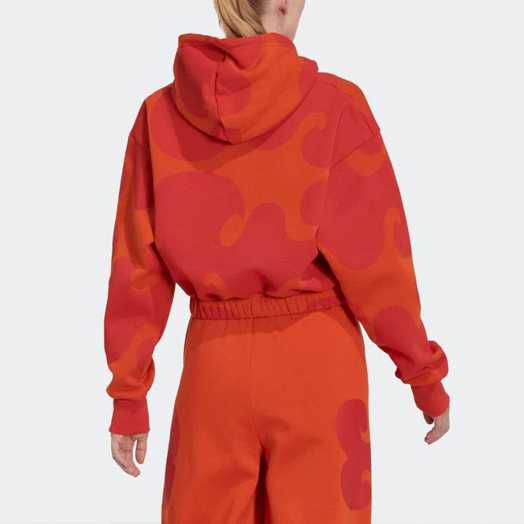 Adidas Women Marimekko Crop Hoodie HJ7306