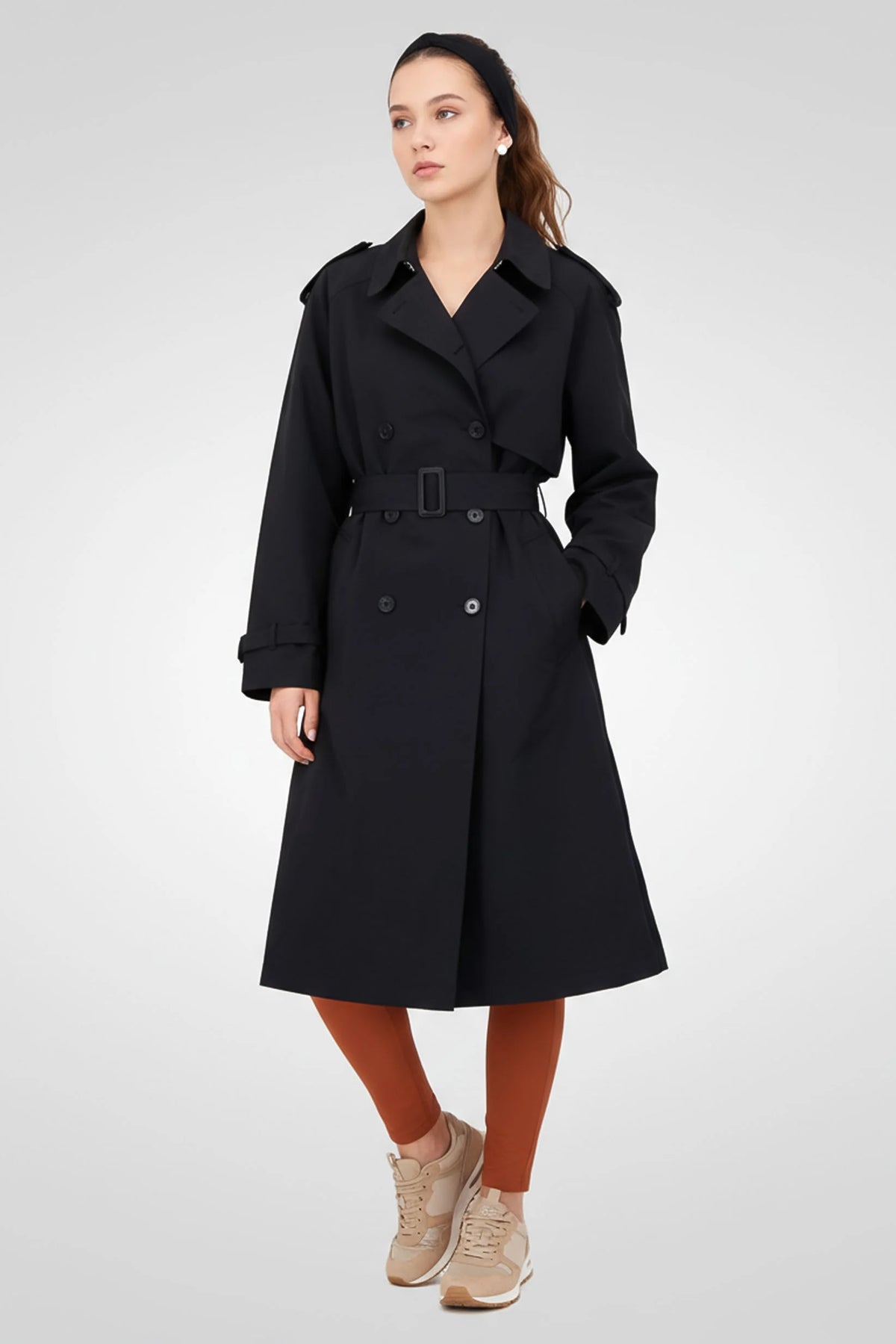 Adidas Originals Blue Version Trench Loose Fit Coat HN3335