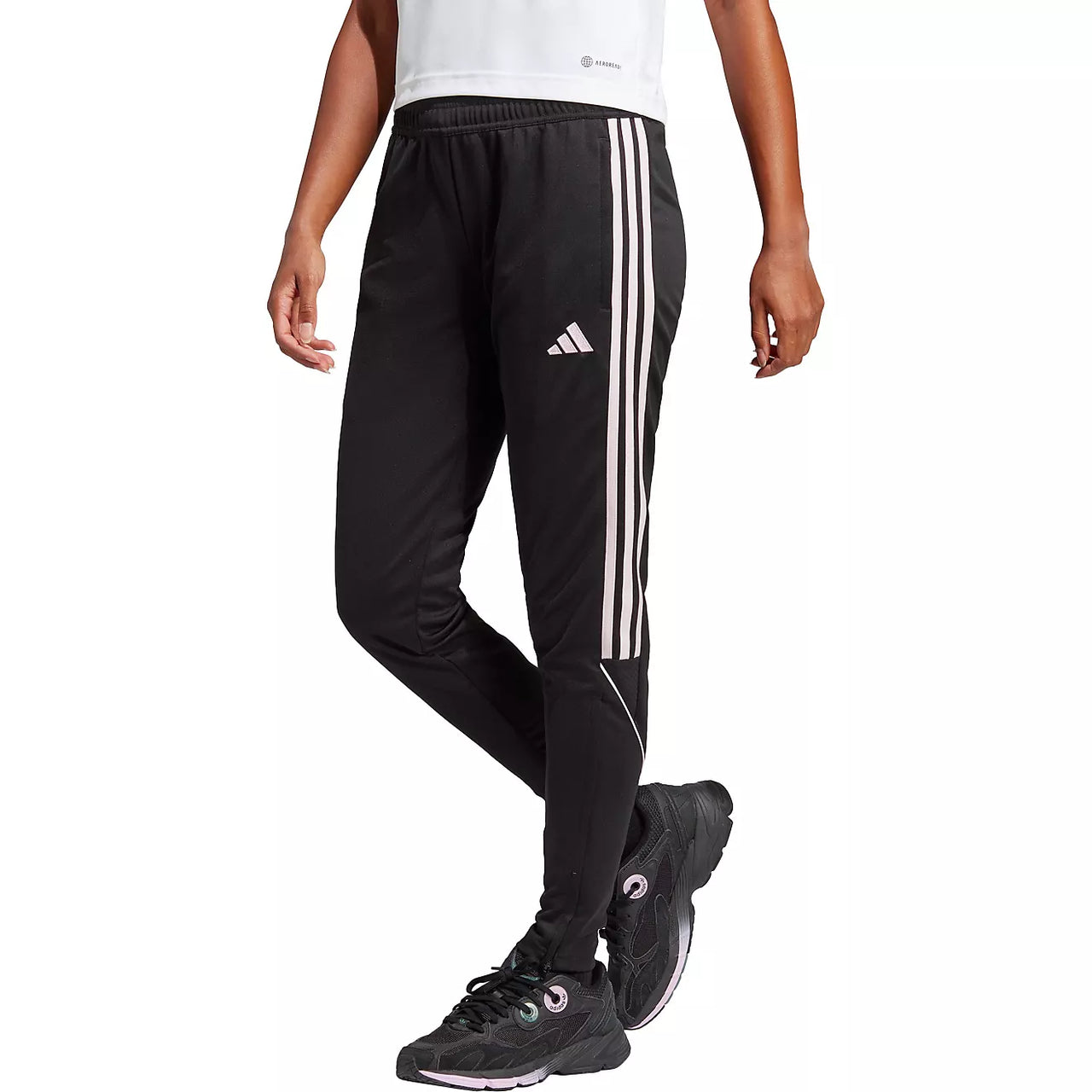 Adidas Tiro 23 Women's Training Pants Black Pink HR7118