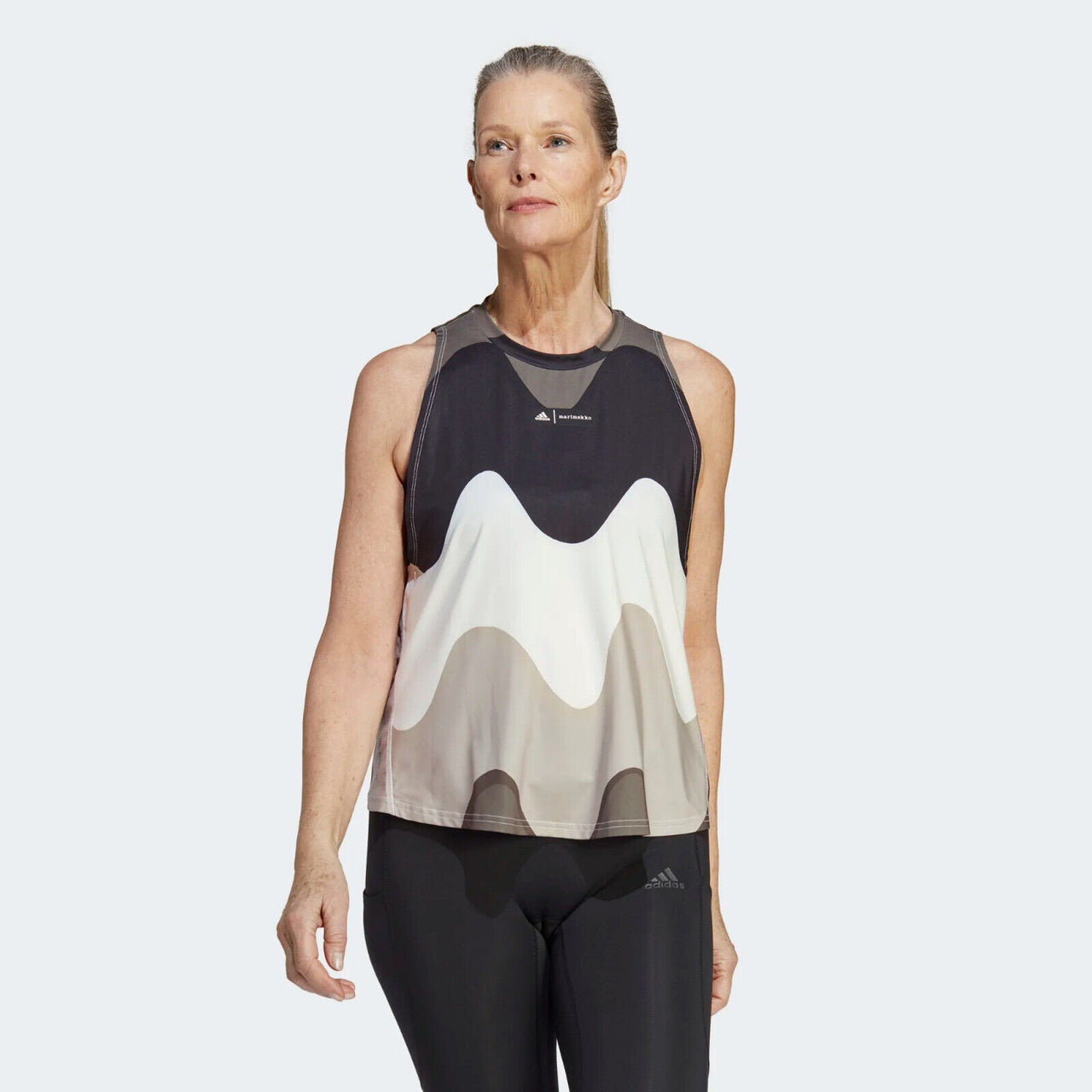 Women • Running adidas x Marimekko Run Icons 3 Bar Logo Running Tank Top HR8192