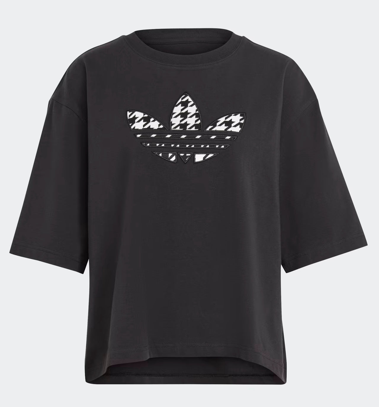 Women's Originals Houndstooth Trefoil Infill Tee IC5145