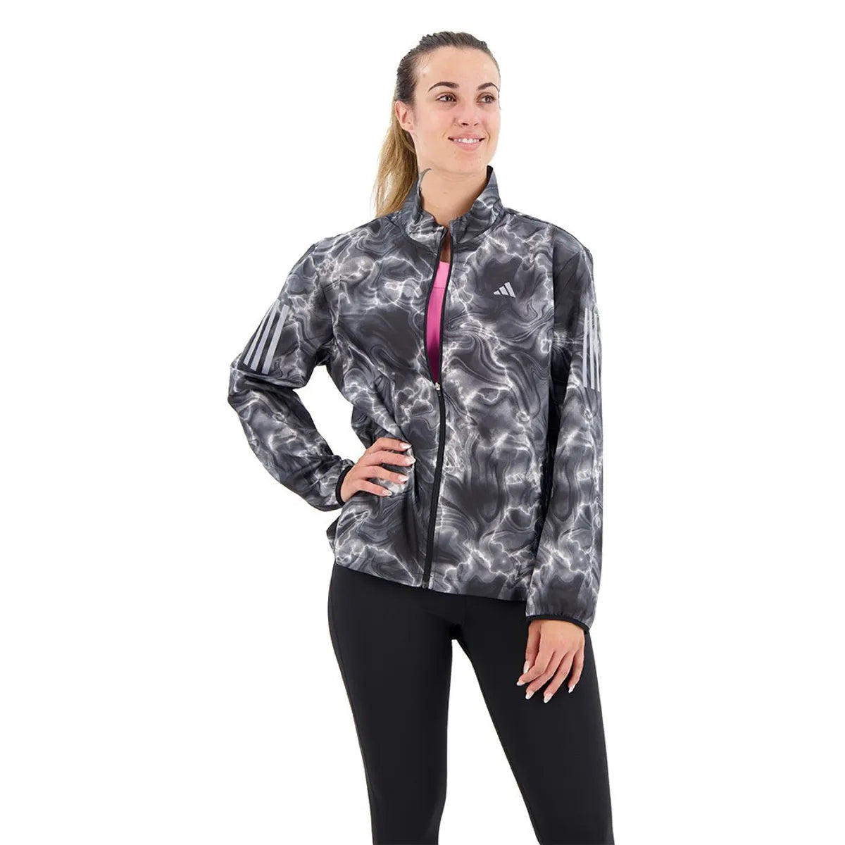 Women's Own the Run Allover Print Running Windbreaker IJ5427