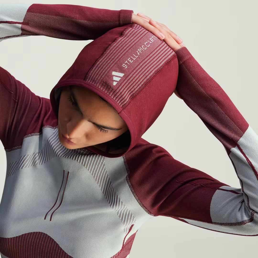 Adidas by Stella McCartney TrueNature Ski Seamless Long Sleeve Hooded Top IW6368