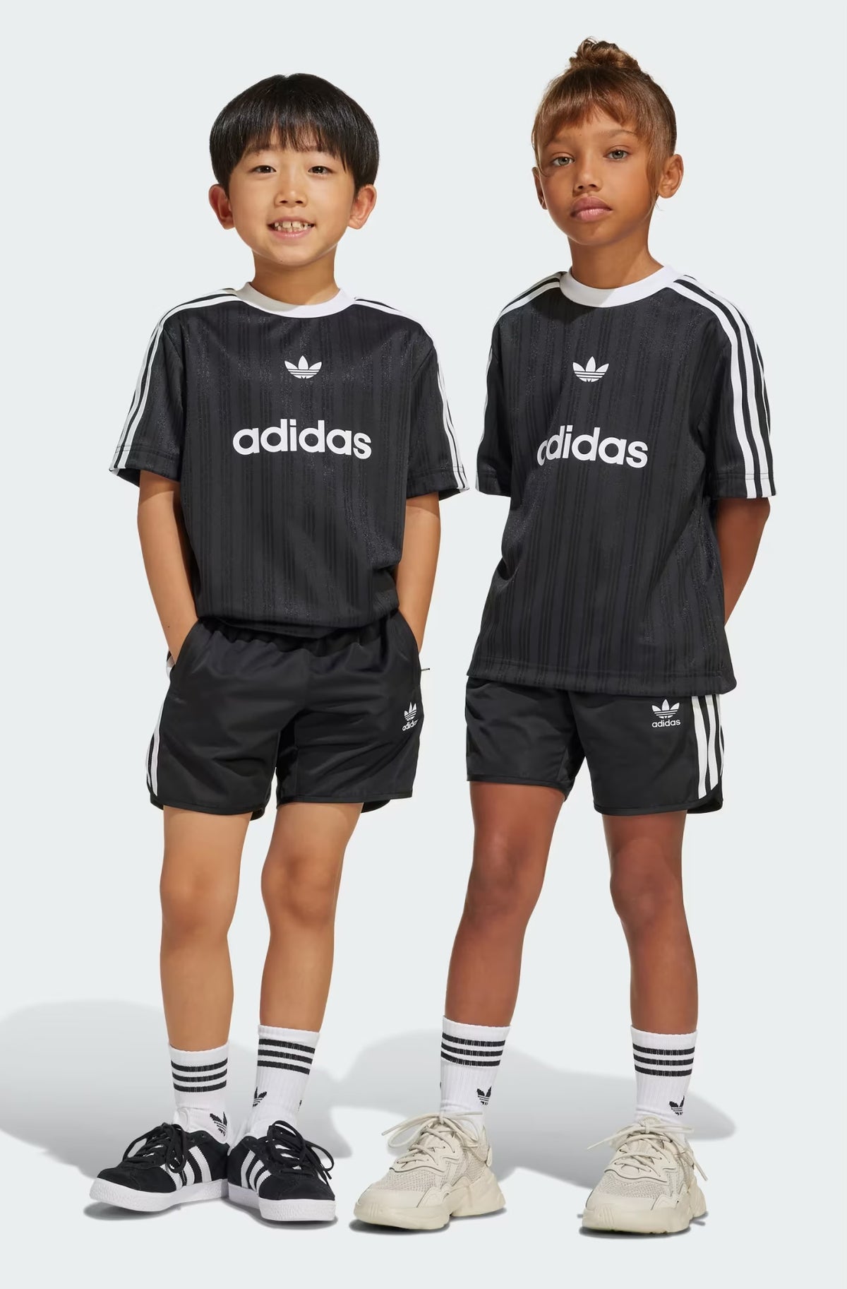 Kids Adidas Originals Football Loose fit Shorts and Tee Set JC7870