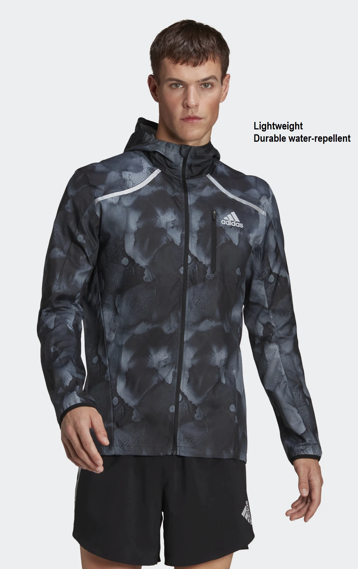 Men • Running Marathon Fast Graphic Jacket HE4562