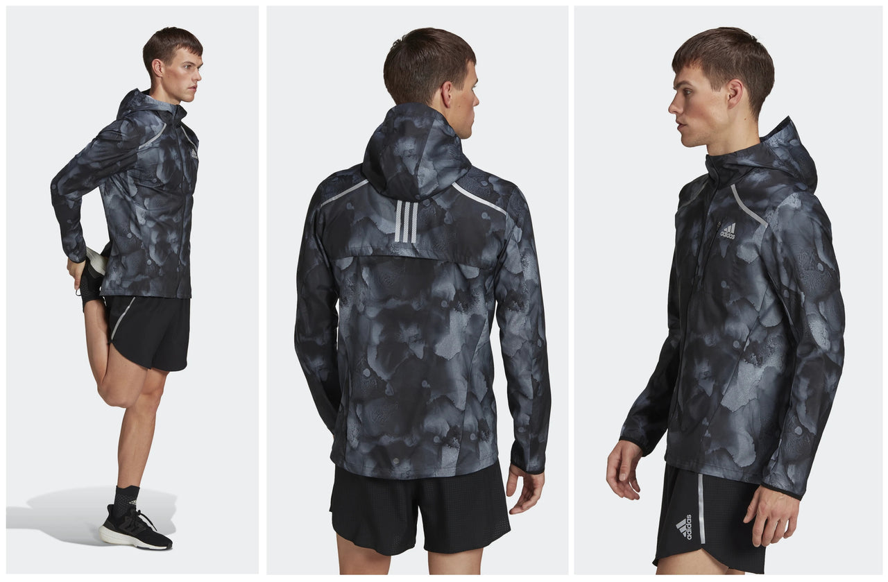 Men • Running Marathon Fast Graphic Jacket HE4562