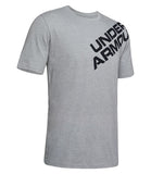 Men's UA Wordmark Shoulder Short Sleeve  1344227-035