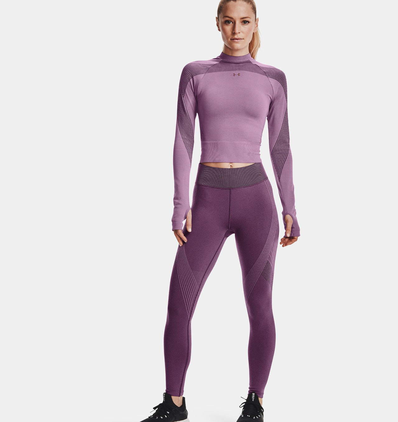 Women's UA RUSH™ Seamless Ankle Leggings 1361022-501