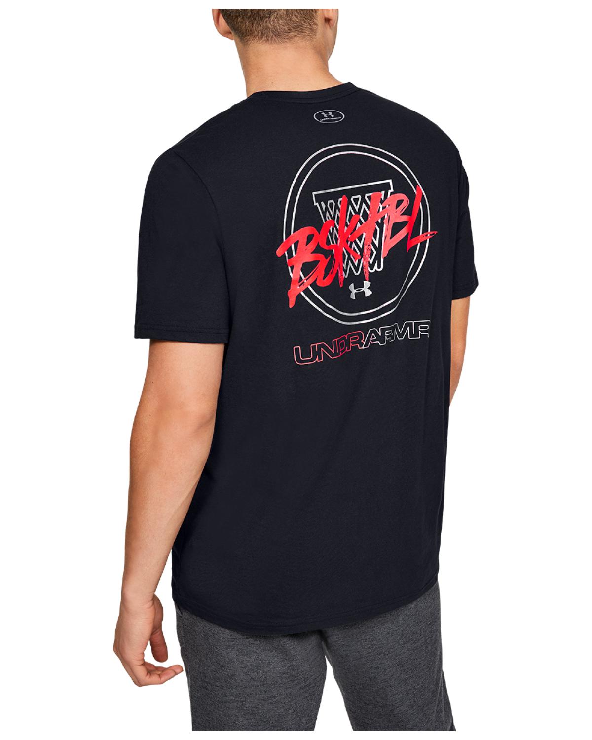 Men's UA Basketball Script T-Shirt 1347747-001