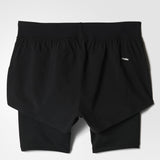 Adidas Women's Two in One Gym Short Black AP9520