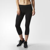 Adidas Response 3/4 Capri Womens Running Tights - Black B47766