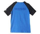 Adidas Kids Boys Messi Graphic T-Shirt, Blue/Black BQ2911
