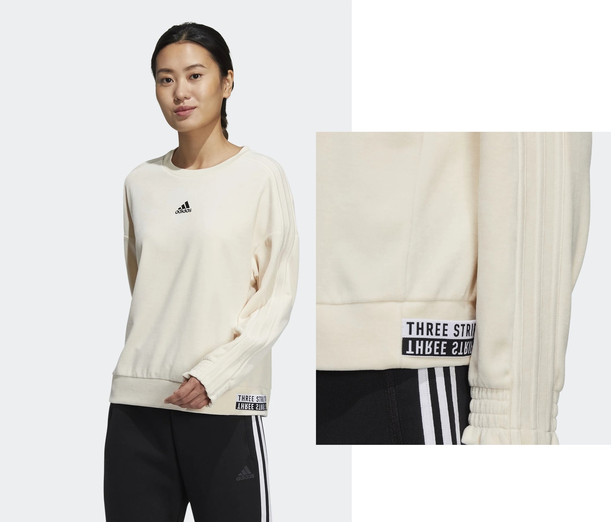 Women • Sportswear Velour Crew Sweatshirt HG1842