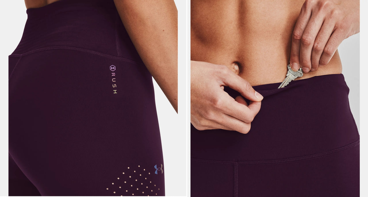 Women's UA RUSH™ No-Slip Waistband Ankle Leggings 1365272-501