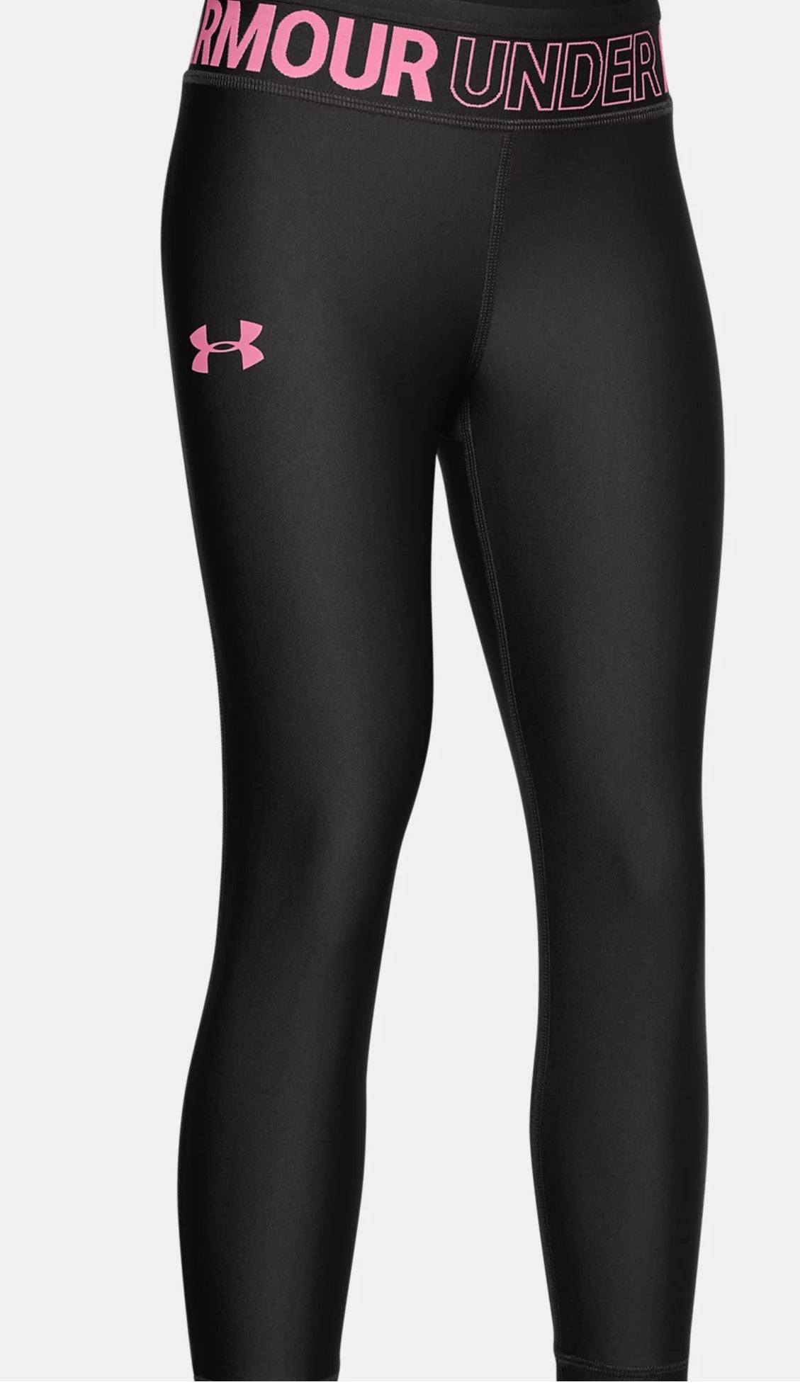 Girls' HeatGear® Armour Ankle Crop 1327855-010
